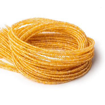 2mm Golden Ethiopian Opal Micro Faceted Rondelle Beads 16 inch 248 pieces (ONLINE ORDER ONLY)