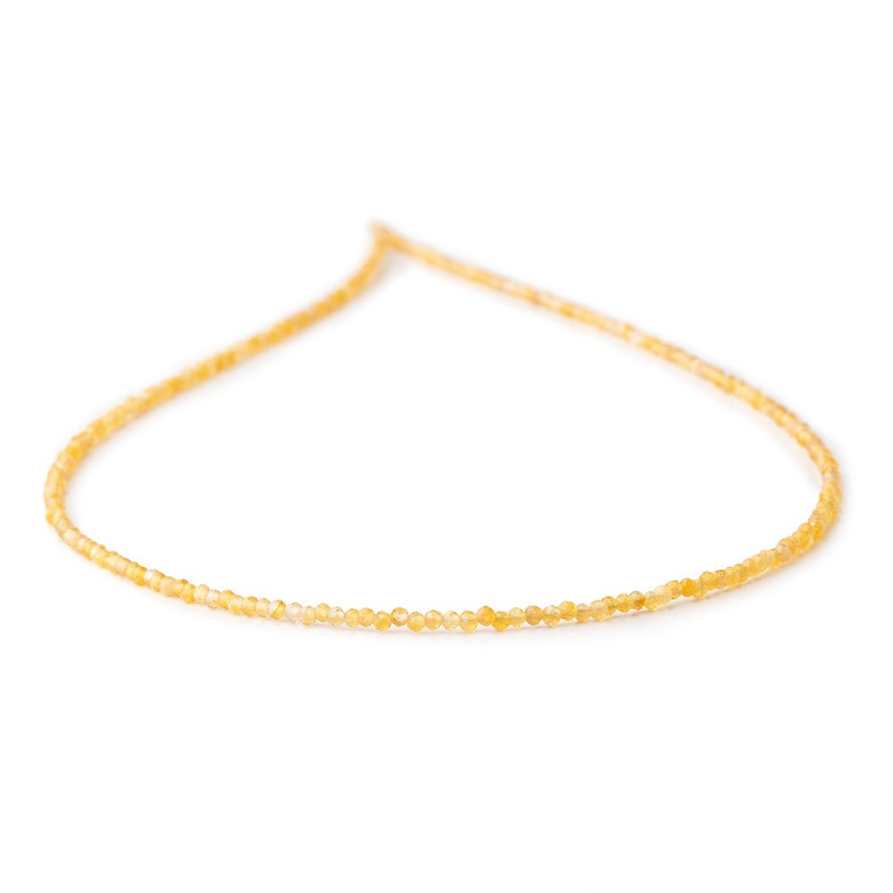 2mm Golden Ethiopian Opal Micro Faceted Rondelle Beads 16 inch 248 pieces (ONLINE ORDER ONLY)