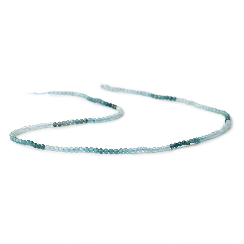 2mm Grandidierite Micro Faceted Round Beads 12.5 inch 160 pieces AA (ONLINE ORDER ONLY)