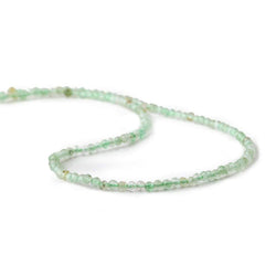 2mm Green Aventurine microfaceted round beads 13 inch 170 pieces (ONLINE ORDER ONLY)