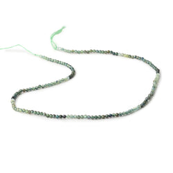 2mm Green Sapphire Micro Faceted Round Beads 12.5 inch 159 pieces (ONLINE ORDER ONLY)