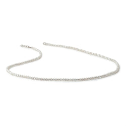 2mm Grey Zircon Micro Faceted Round Beads 12.5 inch 168 pieces (ONLINE ORDER ONLY)