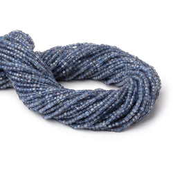 2mm Iolite Micro Faceted Cube Beads 12.5 inch 140 pieces A (ONLINE ORDER ONLY)