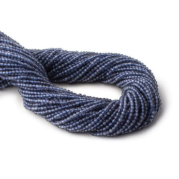 2mm Iolite micro-faceted round beads 12.5 inches 165 pieces AAA (ONLINE ORDER ONLY)