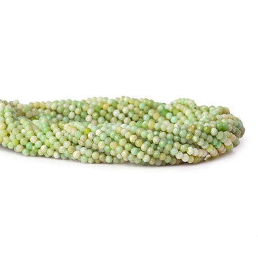 2mm Lemon Chrysoprase microfaceted round beads 13 inch 170 pieces (ONLINE ORDER ONLY)