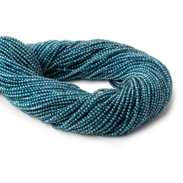 2mm London Blue Quartz Micro faceted round beads 12.5 inch 180 pieces (ONLINE ORDER ONLY)