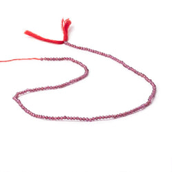 2mm Malaia Garnet Micro Faceted Round Beads 13 inch 178 pieces (ONLINE ORDER ONLY)