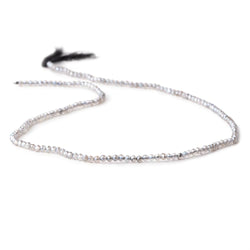 2mm Metallic Labradorite micro faceted rondelle beads 13 inch 170 pieces (ONLINE ORDER ONLY)