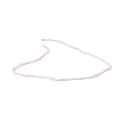 2mm Morganite Micro Faceted Rondelle Beads 12.5 inch 200 pieces (ONLINE ORDER ONLY)