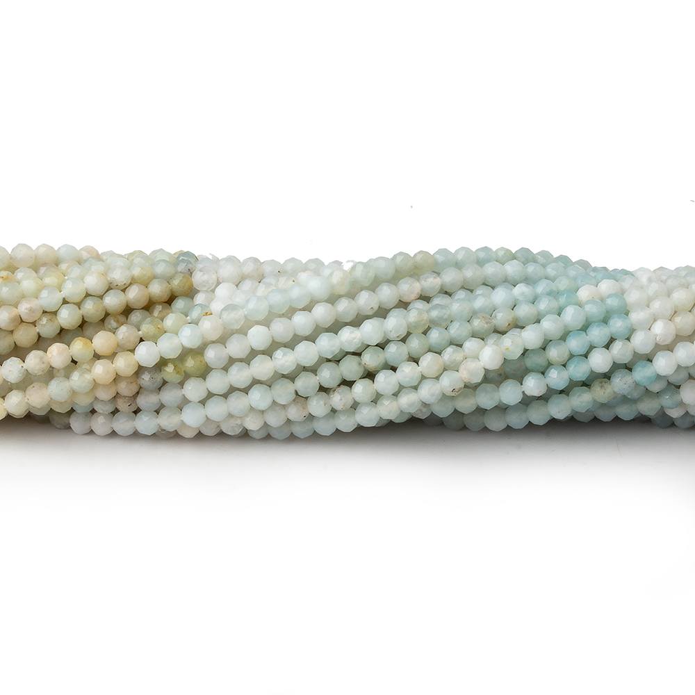 2mm Multi Color Peruvian Opal micro faceted round beads 13 inch 160 pieces AAA (ONLINE ORDER ONLY)