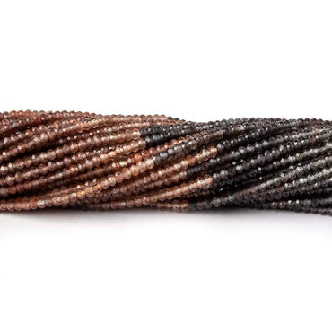 2mm Multi Color Scapolite micro faceted rondelle 16.5 inch 286 pieces AAA (ONLINE ORDER ONLY)