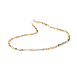 2mm Multi Color Tourmaline Micro Faceted Round Beads 12 inch 169 pieces AAA (ONLINE ORDER ONLY)