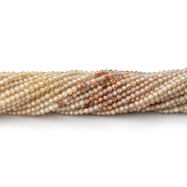 2mm Multi Color Zircon Micro Faceted Rondelle Beads 12.5 inch 199 pieces AAA (ONLINE ORDER ONLY)