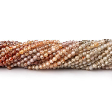 2mm Multi Color Zircon Micro Faceted Round Beads 12.5 inch 164 pieces AA (ONLINE ORDER ONLY)