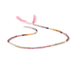 2mm Multi Gemstone Micro Faceted Round Beads 12.5 inch 164 pieces AA (ONLINE ORDER ONLY)