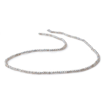 2mm Mystic Labradorite Micro Faceted Rondelle Beads 13 inch 200 pieces (ONLINE ORDER ONLY)