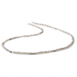 2mm Mystic Shaded Labradorite faceted round beads 13 inch 180 pieces (ONLINE ORDER ONLY)