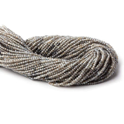 2mm Mystic Shaded Labradorite faceted round beads 13 inch 180 pieces (ONLINE ORDER ONLY)