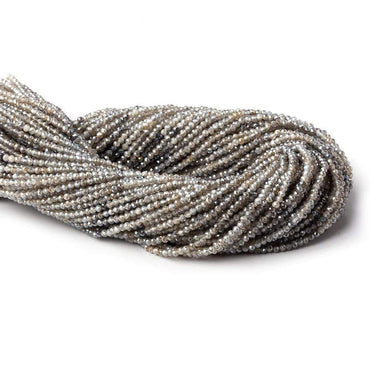 2mm Mystic Shaded Labradorite faceted round beads 13 inch 180 pieces (ONLINE ORDER ONLY)
