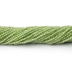 2mm Peridot Micro Faceted Round Beads 12.5 inch 200 pieces AAA (ONLINE ORDER ONLY)