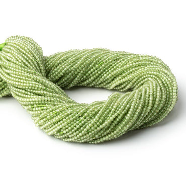 2mm Peridot Micro Faceted Round Beads 12.5 inch 200 pieces AAA (ONLINE ORDER ONLY)