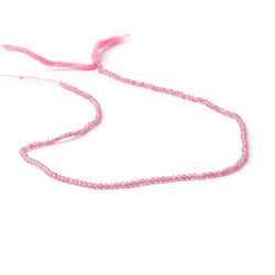 2mm Pink Tourmaline Micro Faceted Round Beads 12.5 inch 174 pieces (ONLINE ORDER ONLY)