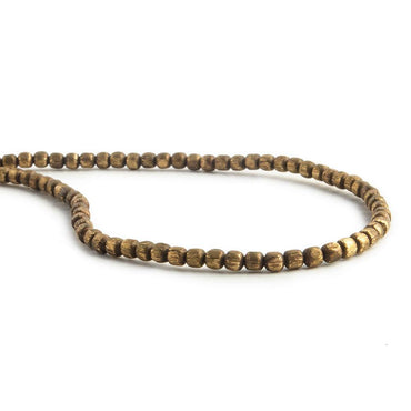 2mm Raw Copper Brushed Cube Beads 8 inch 100 pcs (ONLINE ORDER ONLY)