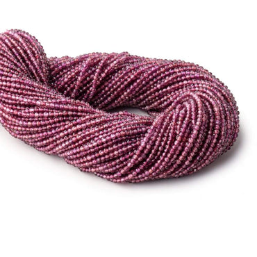 2mm Rhodolite Garnet Micro Faceted Rondelle Beads 13 inch 188 pieces (ONLINE ORDER ONLY)
