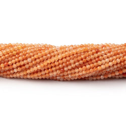 2mm Shaded Carnelian Micro Faceted Round Beads 12.5 inch 164 pieces (ONLINE ORDER ONLY)