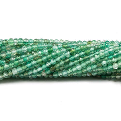 2mm Shaded Green Aventurine Micro Faceted rondelle beads 13 inch 180 pcs (ONLINE ORDER ONLY)