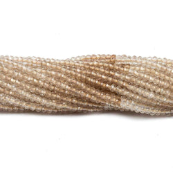 2mm Shaded Imperial Topaz Micro Faceted rondelles 13 inch 165 beads (ONLINE ORDER ONLY)