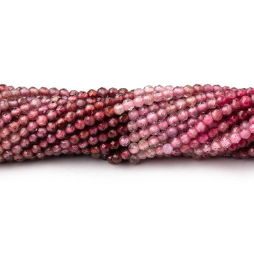 2mm Shaded Magenta Spinel Micro Faceted Round Beads 12.5 inch 160 pieces AA (ONLINE ORDER ONLY)