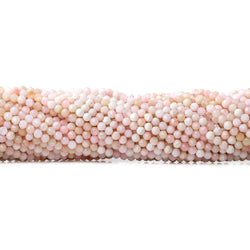 2mm Shaded Pale Pink Peruvian Opal microfaceted rondelle beads 13 inch 135 pieces (ONLINE ORDER ONLY)