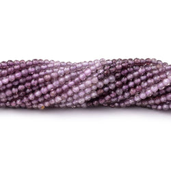 2mm Shaded Purple Spinel Micro Faceted Round Beads 12.5 inch 160 pieces AA (ONLINE ORDER ONLY)