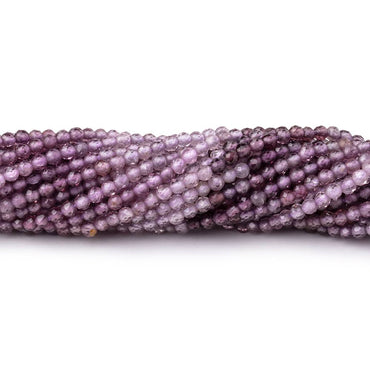 2mm Shaded Purple Spinel Micro Faceted Round Beads 12.5 inch 160 pieces AA (ONLINE ORDER ONLY)