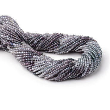 2mm Shaded Purple & Violet Spinel Micro Faceted Round Beads 12.5 inch 160 pieces AA (ONLINE ORDER ONLY)