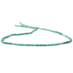 2mm Sleeping Beauty Turquoise micro faceted rondelle beads 13 inch 195 pcs AAA (ONLINE ORDER ONLY)
