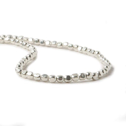 2mm Sterling Silver Plain Cube 8 inch 81 beads (ONLINE ORDER ONLY)