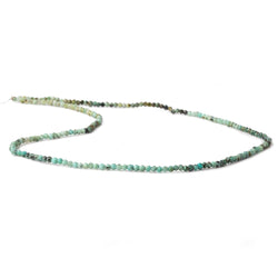 2mm Turquoise micro faceted rondelle beads 13 inch 195 pcs AA (ONLINE ORDER ONLY)