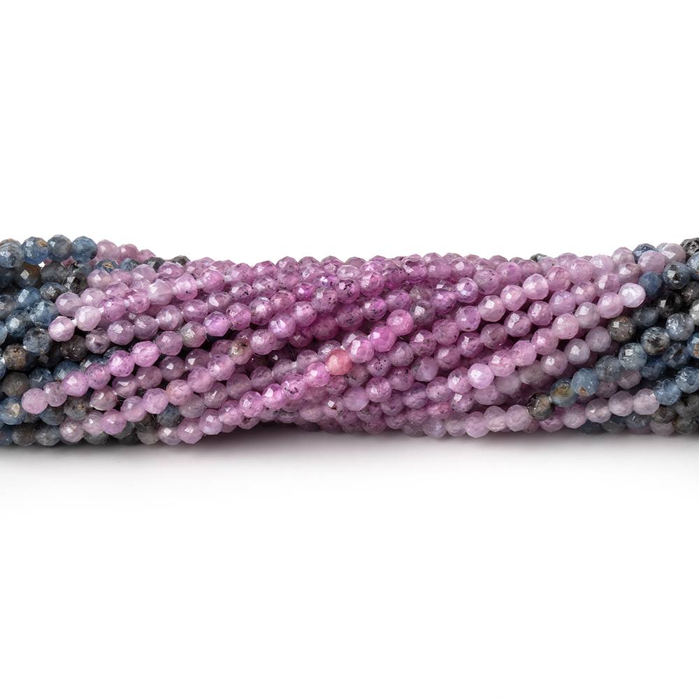2mm Umba Sapphire Micro Faceted Round Beads 13 inch 164 pieces AAA (ONLINE ORDER ONLY)