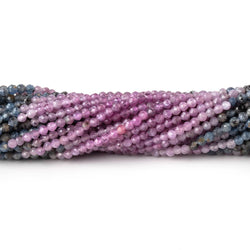 2mm Umba Sapphire Micro Faceted Round Beads 13 inch 164 pieces AAA (ONLINE ORDER ONLY)