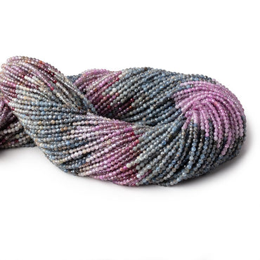 2mm Umba Sapphire Micro Faceted Round Beads 13 inch 164 pieces AAA (ONLINE ORDER ONLY)
