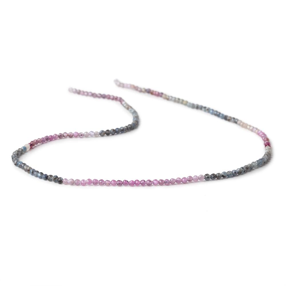 2mm Umba Sapphire Micro Faceted Round Beads 13 inch 164 pieces AAA (ONLINE ORDER ONLY)