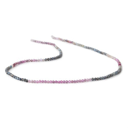2mm Umba Sapphire Micro Faceted Round Beads 13 inch 164 pieces AAA (ONLINE ORDER ONLY)