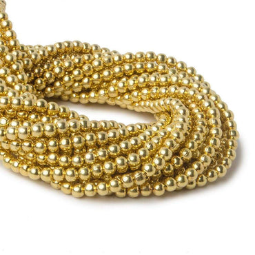 2mm Vermeil Plain Round Beads 96 beads 8 inch (ONLINE ORDER ONLY)