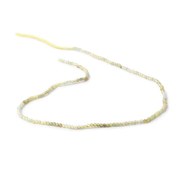 2mm Yellow Sapphire Micro Faceted Round Beads 12.5 inch 180 pieces (ONLINE ORDER ONLY)