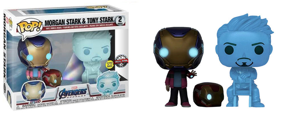 Morgan Stark & Tony Stark (Glow in the Dark, Endgame) 2-pk - Special Edition Exclusive (Online Order Only)