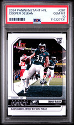 Graded 2024 Panini Instant NFL Cooper DeJean #287 Rookie RC Football Card PSA 10 Gem Mint (ONLINE ORDER ONLY)