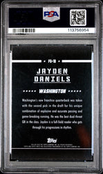 Graded 2024 Topps Finest Jayden Daniels #FG18 Field General Checkerboard Rookie RC Football Card PSA 10 Gem Mint (ONLINE ORDER ONLY)