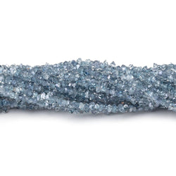 2x1-3x1.5mm Aqua Double Terminated Quartz Beads 15.5 inch 300 pieces (ONLINE ORDER ONLY)